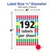 Avery Color-Coding Removable Labels, 1/4 Inch Round Labels, Assorted Colors, Non-Printable, 760 Dot Stickers Total (5795)
